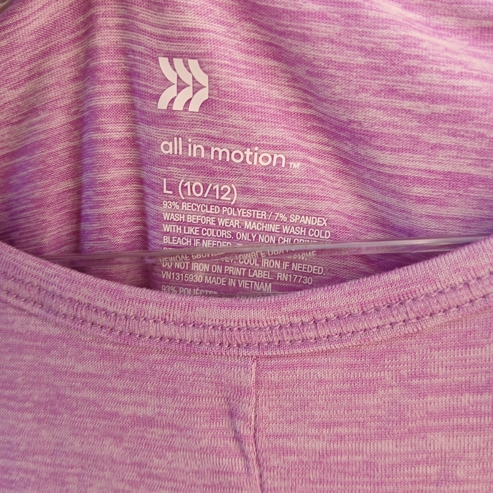 All in Motion Lavender Twist-Front Tee - Picture 7 of 8